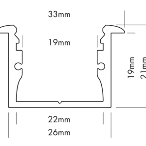 Profilé Aluminium M-LINE REC – Image 13