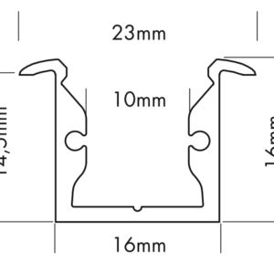Profilé Aluminium S-LINE REC – Image 9