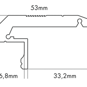 Profilé Aluminium S-LINE STEP DOWN – Image 5