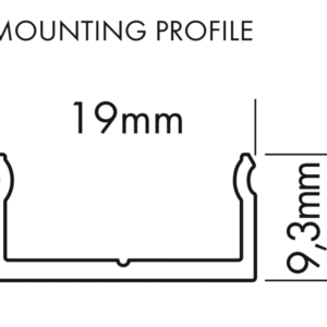 Profilé Aluminium S-LINE WALL SQUARE – Image 7