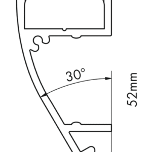 Profilé Aluminium S-LINE WALL – Image 6