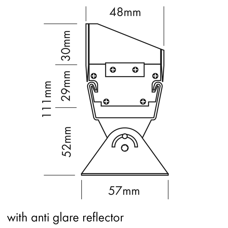Projecteur led Wallwasher Bar Slimline Monochromatique IP65
