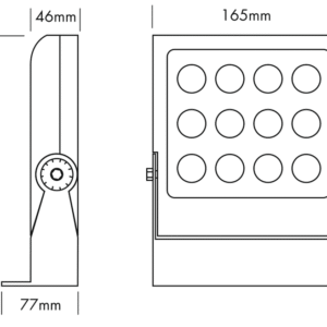 Projecteur led Wallwasher 12 ARC - RVB – Image 6
