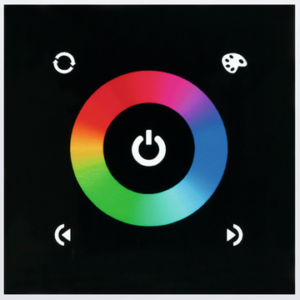 Commande murale PWM Glass Touch Dimmer RGB 3 canaux – Image 2