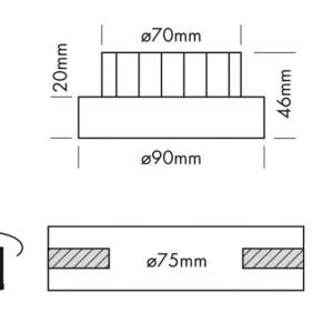 Downlight Corona Spot 90 – Image 4