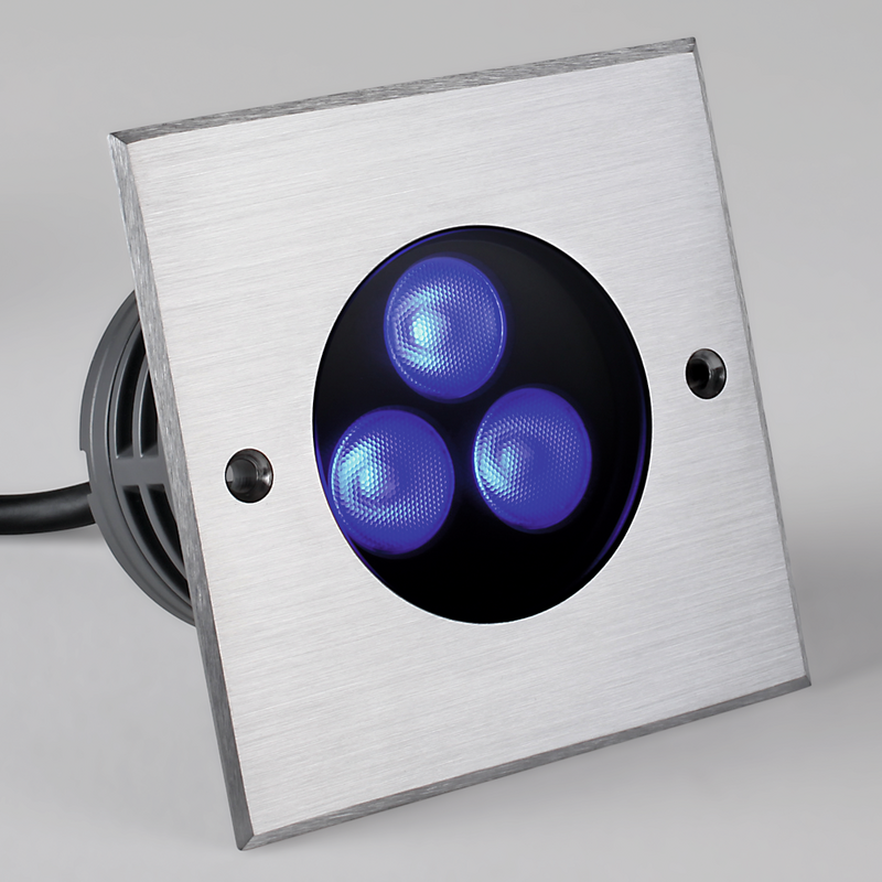 Luminaire encastrable sol Inground 3S Triled RGB