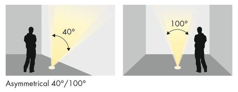 Luminaire encastrable sol Inground COB20 ASYM S Mono