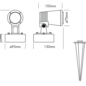 Projecteur Led ARC COB MEDIUM – Image 5