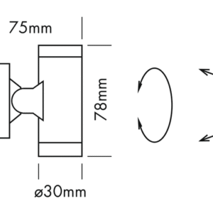 Applique murale Led WALL LIGHT HAVANNA - Mini – Image 3