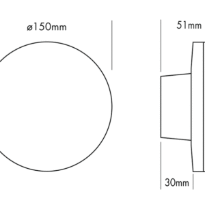 Applique murale Led WALL LIGHT SILHOUETTE - Rond – Image 7