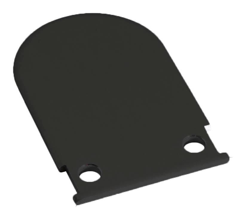 Terminaison M-LINE ROUND noir