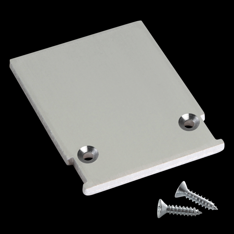Terminaison Aluminium M-LINE LOW – Carré