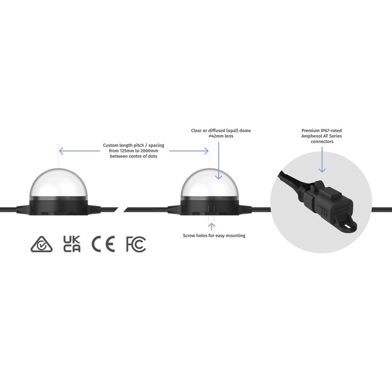 Guirlande de modules Led Smart PXL 40P - PVC