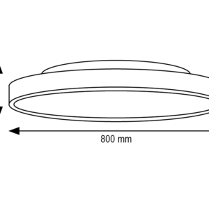 MOON 800 - Plafonnier Led en saillie – Image 3