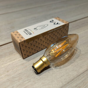 Ampoule à filaments Led RAY C35 B15 liquid gold glass – Image 2
