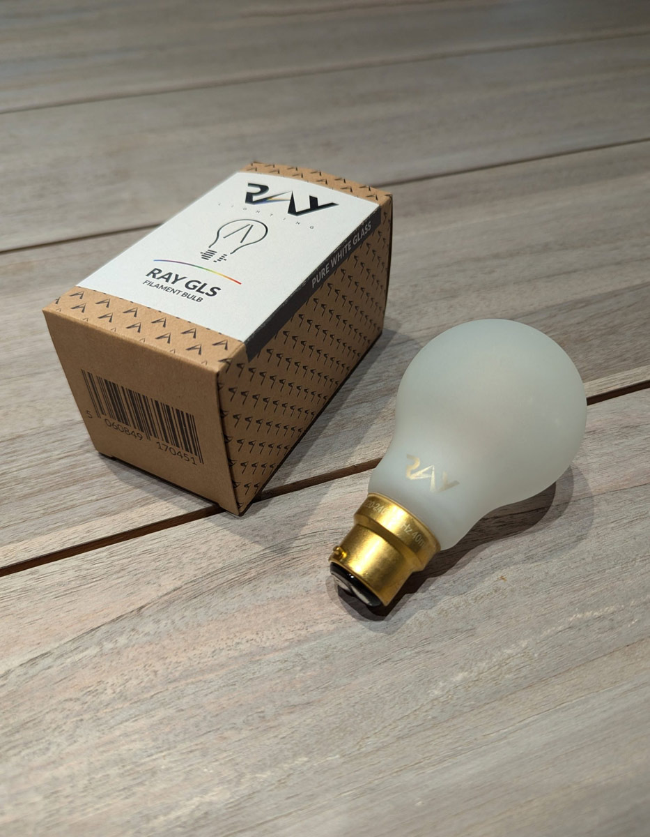 Ampoule à filaments Led RAY GLS B22 white glass – Image 2