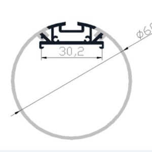 Profilé Aluminium AL-D60 – Image 5