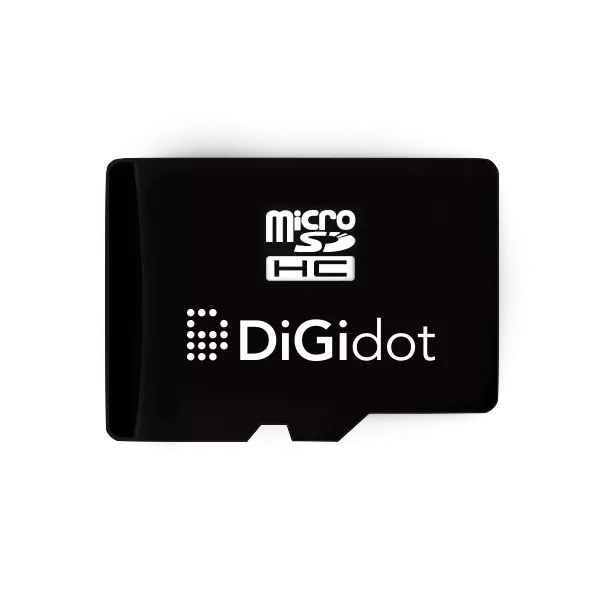 Carte microSD pour Digidot C4 Extended