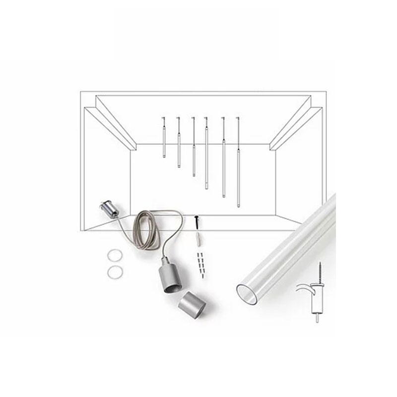 Kit de suspension verticale pour OPAL SHAPE - 1 m