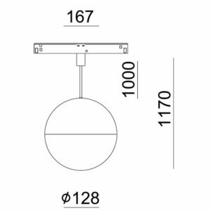 Mime Pendel 48 - Bloc sphère - non dimmable – Image 3