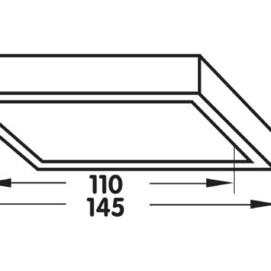 MOON Square 145 - Plafonnier Led en saillie – Image 2