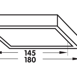 MOON Square 180 - Plafonnier Led en saillie – Image 2