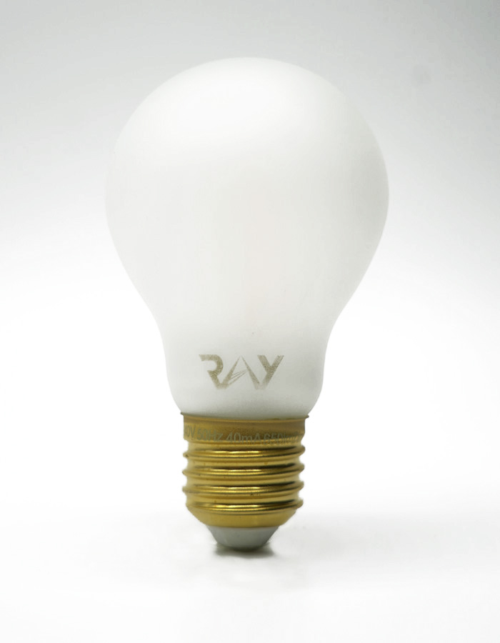 Ampoule à filaments Led RAY GLS E27 white glass
