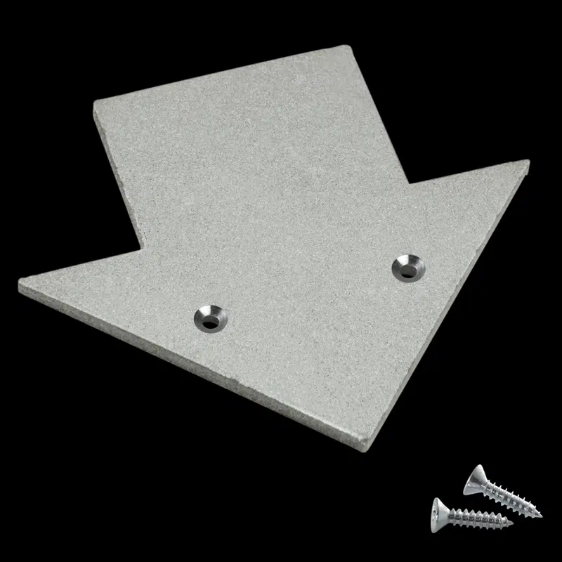 Terminaison Aluminium M-LINE CORNER – Carré