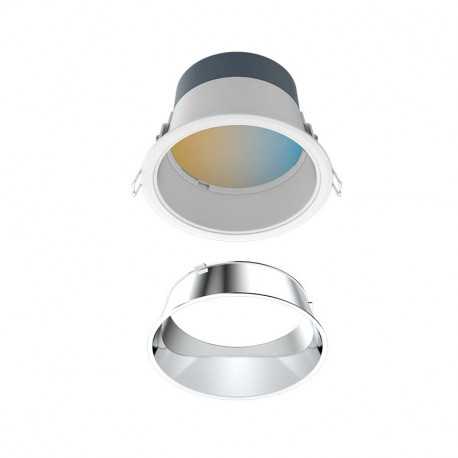 Downlight MIRA - 217 mm - 30W - Blanc commutable
