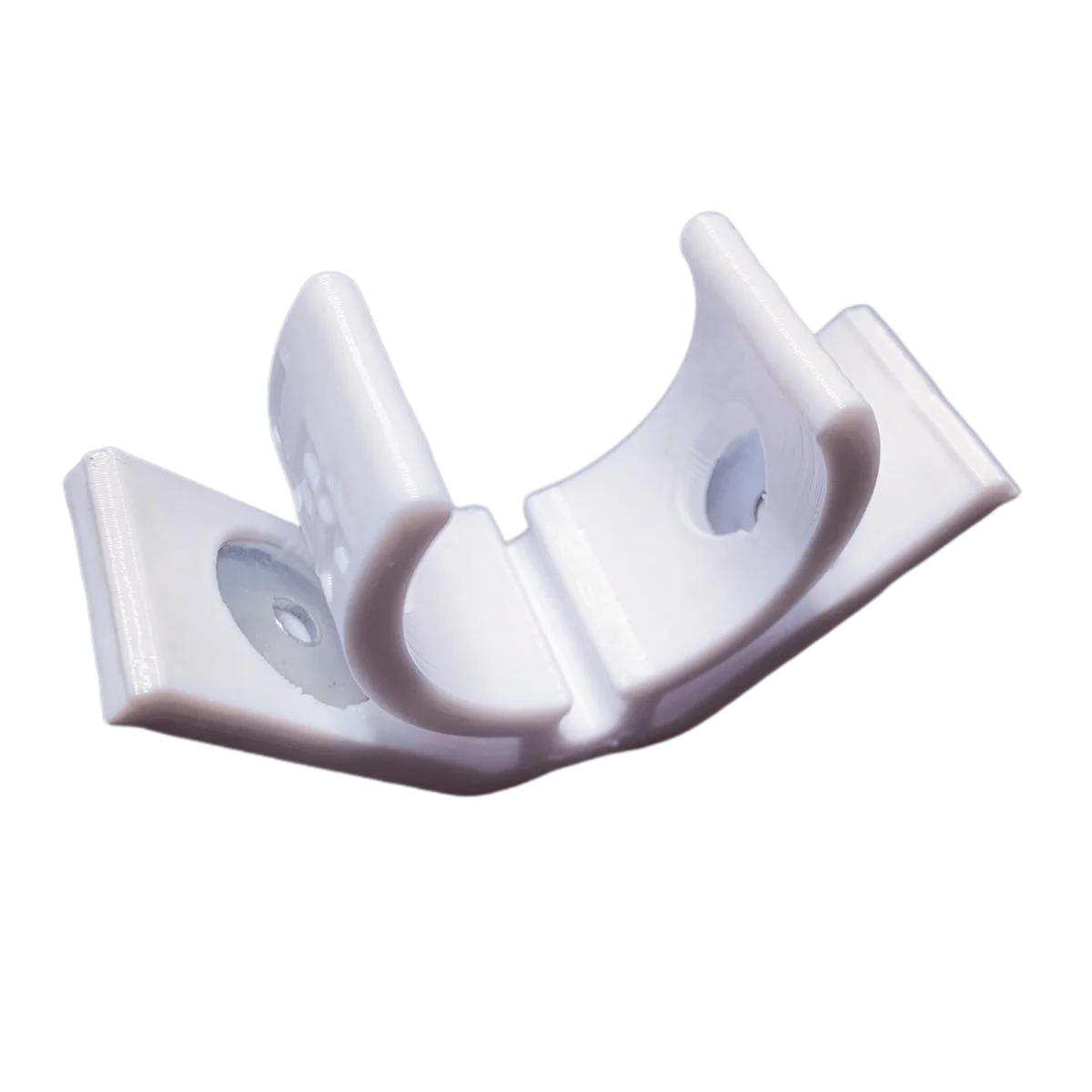 Support x8 PVC – vis en angle pour tubes AX1 – FP1 – FP2 – FP3 – ASTERA