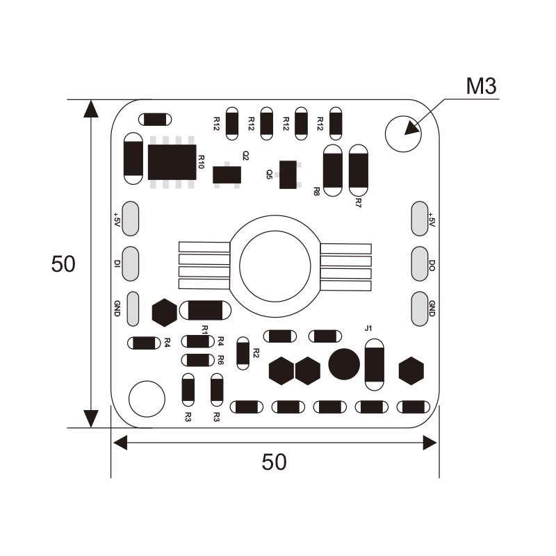 Module Led RVBW - 4W - Matriçable