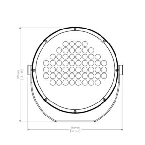 Projecteur Led wallwasher - MARS - RGBW – Image 5
