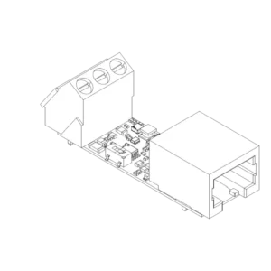 Interface PxLNet 2 - Récepteur - Bornier + RJ45 – Image 5