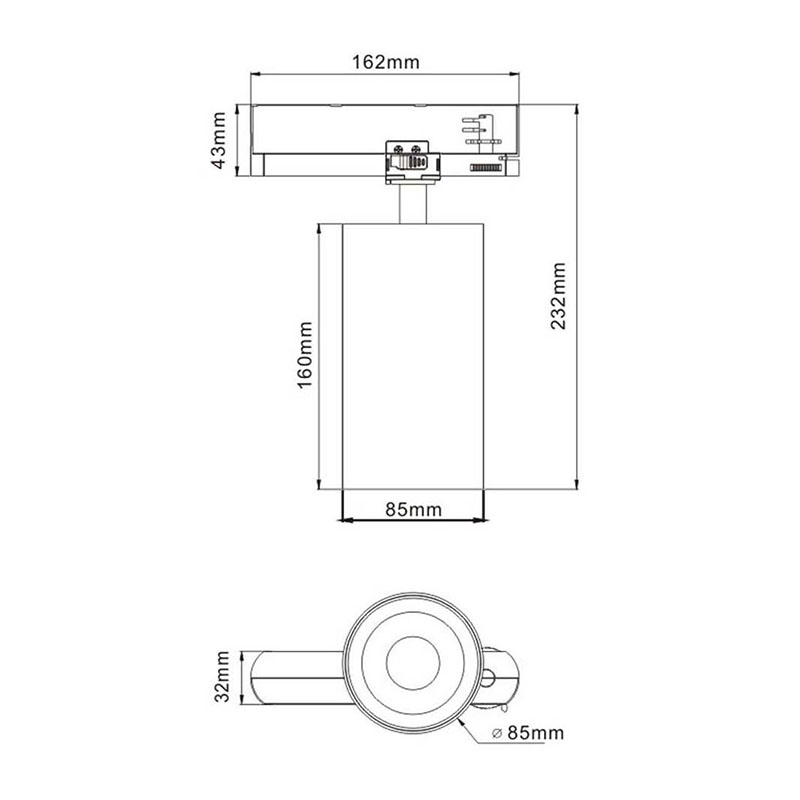 Drum 23-31W - Bloc projecteur - non dimmable