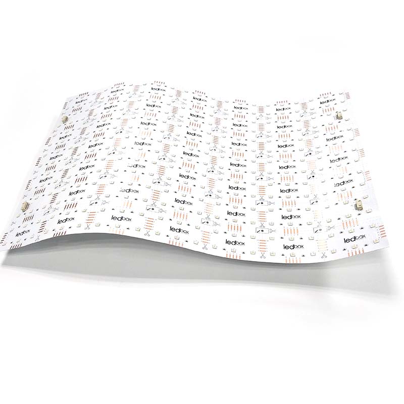 Plaque feuille souple de 294 Leds RVBW – 24V – PCB Blanc