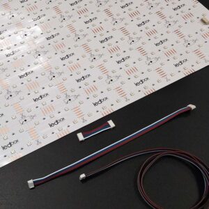 Plaque feuille souple de 294 Leds RVBW - 24V - PCB Blanc – Image 5