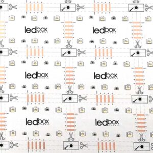 Plaque feuille souple de 294 Leds RVBW - 24V - PCB Blanc – Image 8