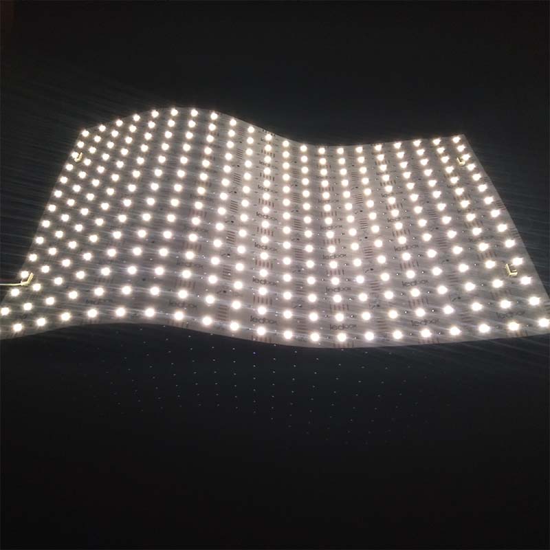 Plaque feuille souple de 294 Leds RVBW - 24V - PCB Blanc