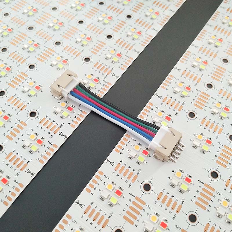 Plaque feuille souple de 800 Leds RVBW - 24V - PCB Blanc