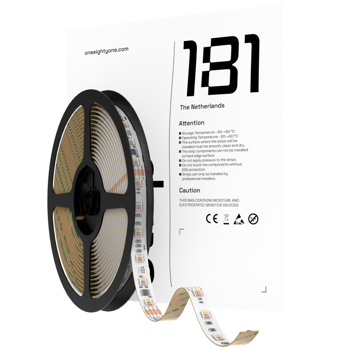 Ruban Led matriçable – RVB Blanc variable – 24V – 100mm