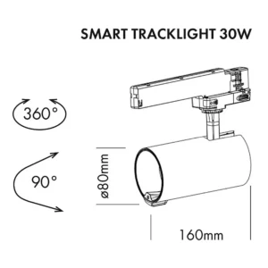 Smart Tracklights Dual Sensor 30 W – Image 3