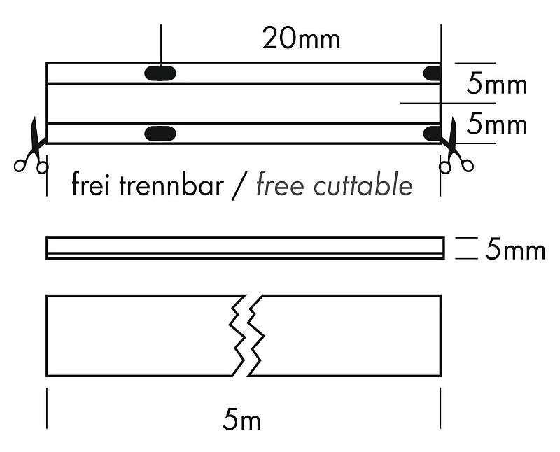 Ruban de Led SPOTLESS free cut - IP65