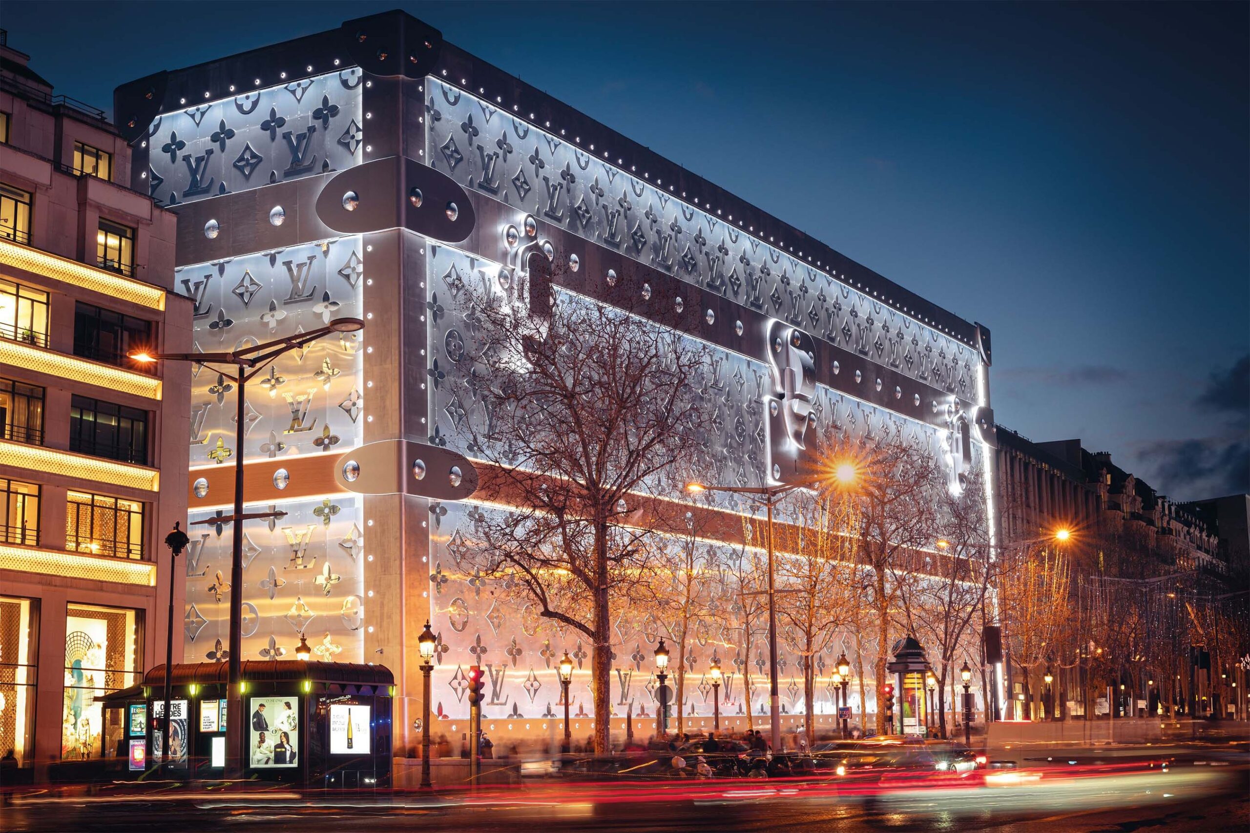 Louis Vuitton, scénographie urbaine