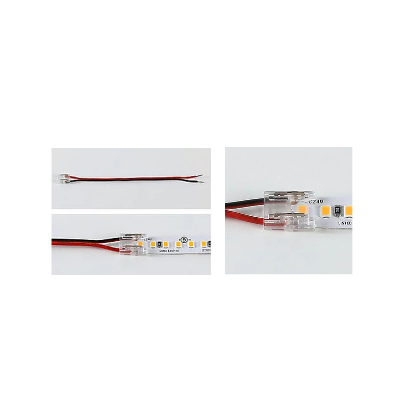 Easy Connect Mono 10 mm – Connecteur ruban vers fils nus alimentation
