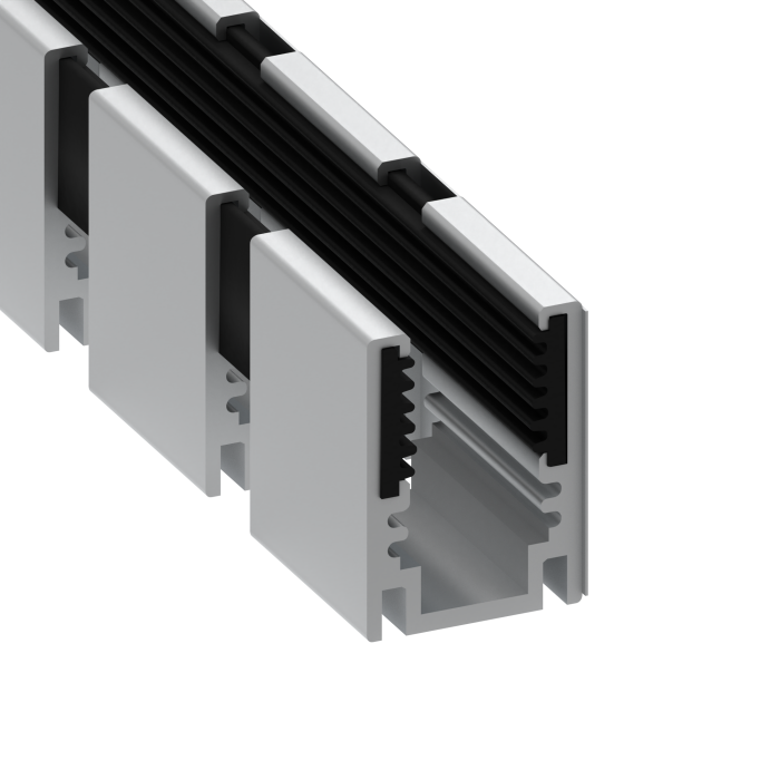 Profilé courbe pour Neonflex Sideview