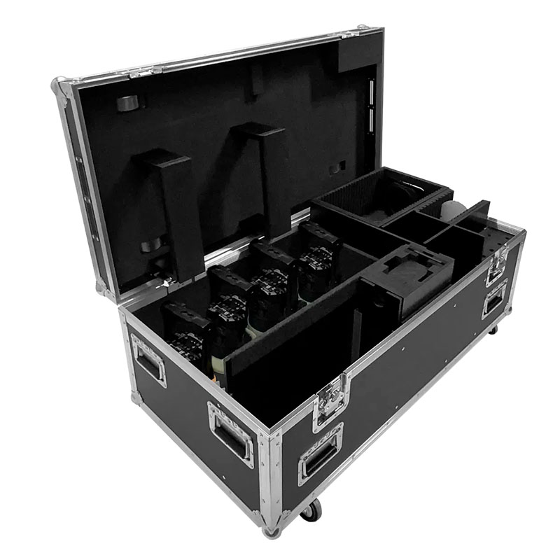 Flight-case de charge pour 4 projecteurs QuikPunch – ASTERA