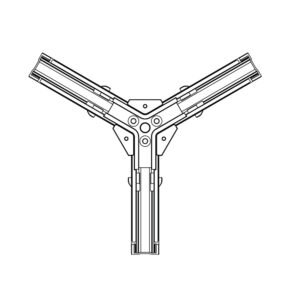 PULSE Q-Series - Angle 3 directions pour montage cube – Image 1