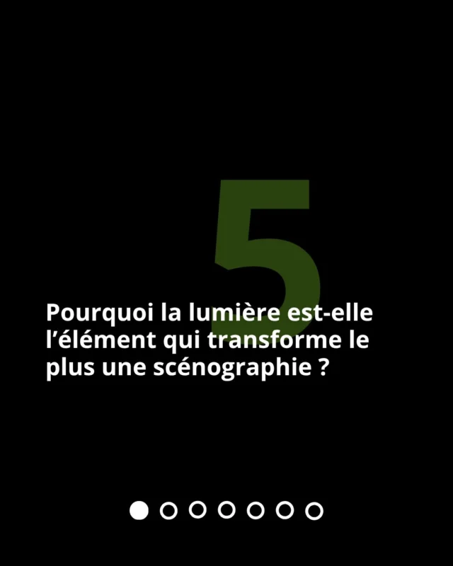 ✨ Best Practice 

Et si l’élément le plus puissant d’une scénographie était aussi le plus discret ?

• Transformer un espace instantanément
• Guider le regard naturellement
• Créer l’émotion
• Révéler l’invisible
• Donner vie à la scénographie

#BestPractice #LightingDesign #Scenography #DesignLumiere